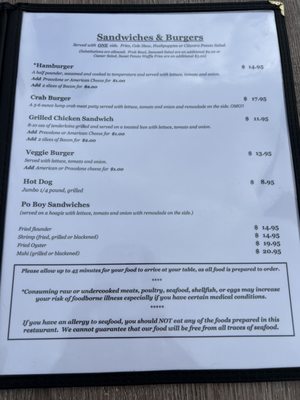 Menu photo 4 A-J's Dockside Restaurant Tybee Island, GA Menu photo 4 A-J's Dockside Restaurant Tybee Island, GA