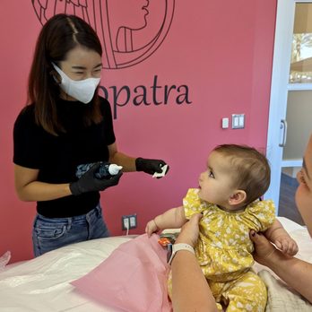 Cleopatra - My daughter was mesmerized. Didn't shed a tear getting either ear pierced! - Piercing Near Me - Irvine, California Cleopatra - My daughter was mesmerized. Didn't shed a tear getting either ear pierced! - Piercing Near Me - Irvine, California