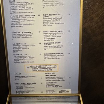 The View Lounge - Menu - Lounges Near Me - San Francisco, California The View Lounge - Menu - Lounges Near Me - San Francisco, California