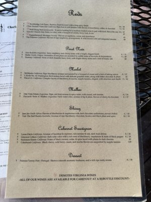 Menu photo 3 Charley's Waterfront Cafe Farmville, VA