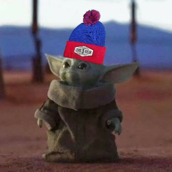 Level 5 Wear - Baby Yoda loves our beanies! - Screen Printing/T-Shirt Printing Near Me