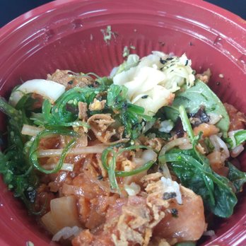 Poki Naya - Regular Salad and Rice Poke Bowl - Hawaiian Near Me - Garden Grove, California Poki Naya - Regular Salad and Rice Poke Bowl - Hawaiian Near Me - Garden Grove, California