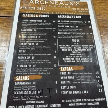 Arceneaux's on the River - Barbeque Near Me - Geismar, Louisiana Arceneaux's on the River - Barbeque Near Me - Geismar, Louisiana