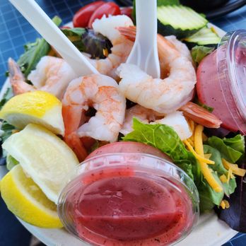 Harbor Fish Cafe - Shrimp salad - Seafood Near Me - Carlsbad, California