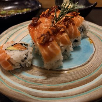 Kaiyu Sushi - Ultimate Salmon  Salmon avocado yuzu ponzu crunchy garlic - Japanese Near Me - Los Angeles, California