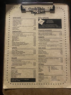 Menu photo 5 Cork This Tap That Montgomery, TX