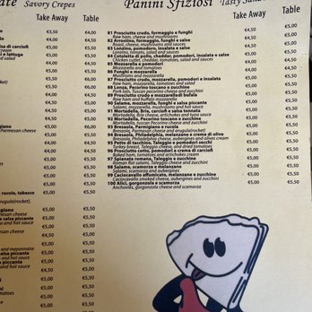 Creperia Michelangelo - Menu - Creperies Near Me - Rome, RM
