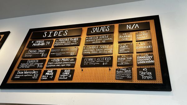 Menu photo 3 Grassa Portland, OR