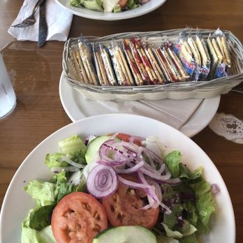 Apollo Flame Bistro - House Salads w/ crackers - Greek Near Me - Asheville, North Carolina