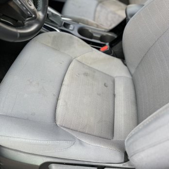 Scrubby Mobile Detailing - Before the stain removal - Auto Detailing Near Me