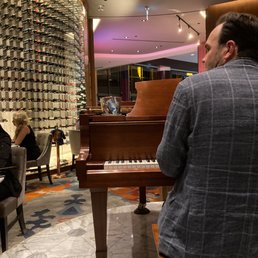 a man playing the piano a man playing the piano