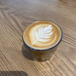 Cortado, beautifully made. Cortado, beautifully made.