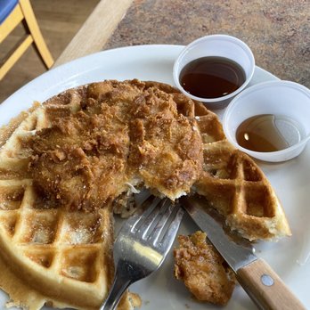 Pancake Cottage - the chicken and waffles - Breakfast & Brunch Near Me - Avalon, California