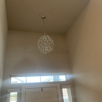Bonnet Electric - Swapped out an outdated chandelier for a new one - Electricians Near Me Bonnet Electric - Swapped out an outdated chandelier for a new one - Electricians Near Me