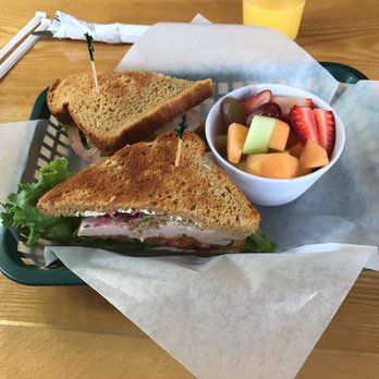 Main Street Cafe - Cranberry Turkey w/ fruit. - Coffee & Tea Near Me - Hurricane, Utah