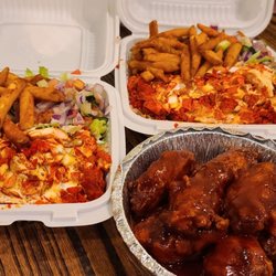 Halal Munchies - Barbecue wings with my meal