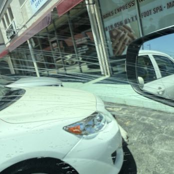 Sonora Auto Spa and Lube - Scratches on inside of window caused by Sonora Auto Spa and Lube - Car Wash Near Me - Glendale, California