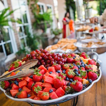 Sunol's Casa Bella - Fruit spread at the breakfast buffet. Photo by Brooke & Bryn Photography - Venues & Event Spaces Near Me - Sunol, California