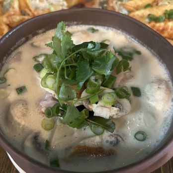 Thai Tara Cuisine - TOM KHA SOUP  Add shrimp pork & chicken - Thai Near Me - Las Vegas, Nevada