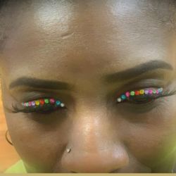 Express Lashes - Eyebrow concealer ,eyelashes and gem art