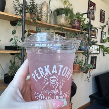 Perkatory Coffee Roasters - sparkling strawberry lemonade - Cafes Near Me - Middletown, Connecticut Perkatory Coffee Roasters - sparkling strawberry lemonade - Cafes Near Me - Middletown, Connecticut
