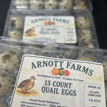 Arnott Farms - Even quail eggs! - CSA Near Me - Mentone, California