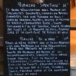 U Pampasgiolu - Les 2 planches de dégustation "terre" et "mer".