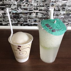 Lime Ricky and Rum Italian ice