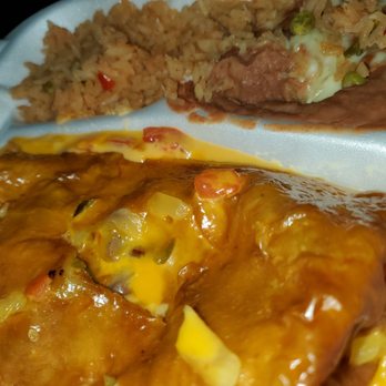 Enchilada's Restaurant - Not the best picture, but the fajita beef chimichanga was delicious! - Tex-Mex Near Me - Dallas, Texas Enchilada's Restaurant - Not the best picture, but the fajita beef chimichanga was delicious! - Tex-Mex Near Me - Dallas, Texas