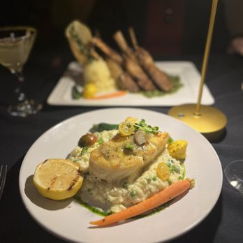 The Palms - Chilean sea bass and rack of lamb - Seafood Near Me - Fresno, California The Palms - Chilean sea bass and rack of lamb - Seafood Near Me - Fresno, California