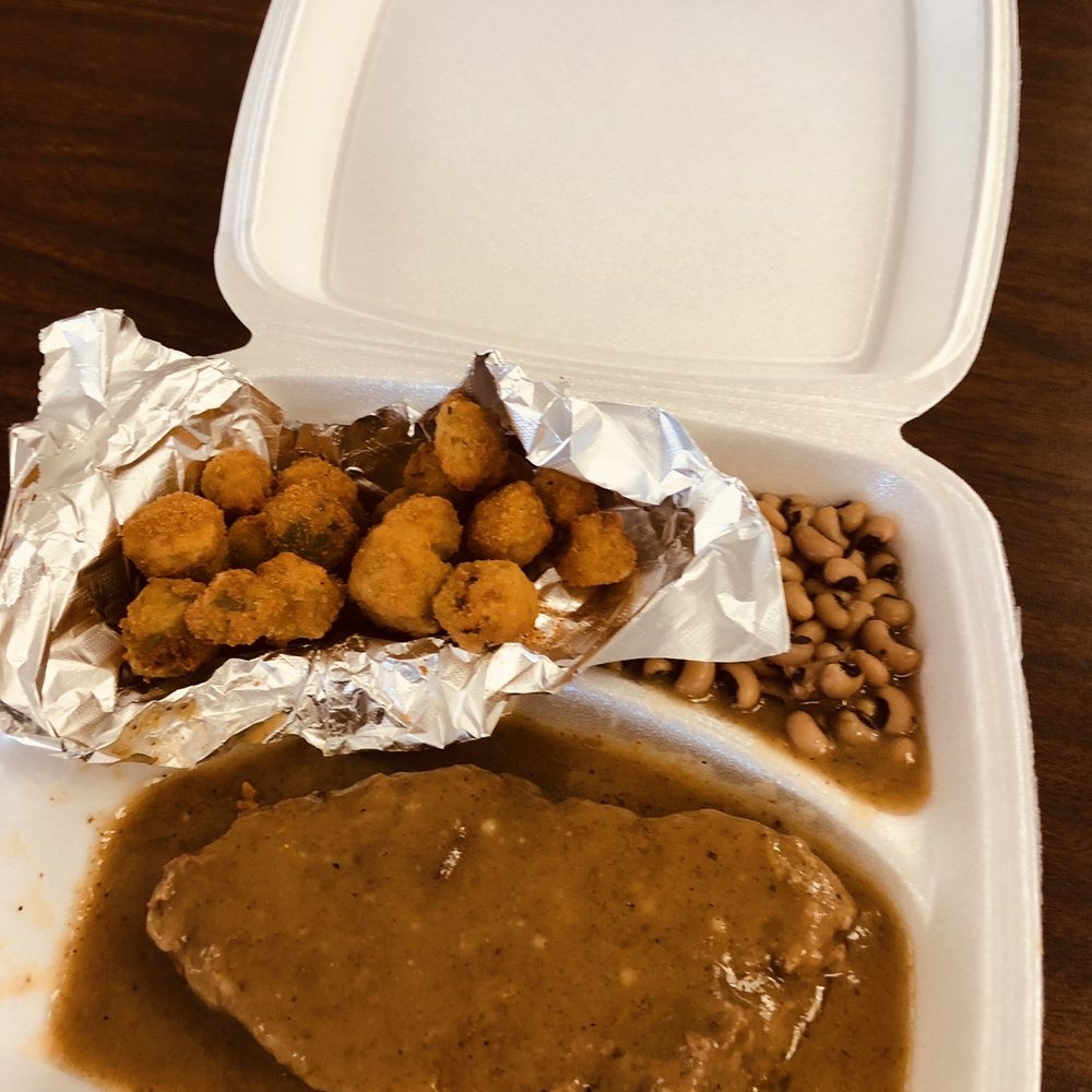 Mr A Ok's Kitchen - Meatloaf, okra, black-eyed peas - Soul Food Near Me - San Antonio, Texas Mr A Ok's Kitchen - Meatloaf, okra, black-eyed peas - Soul Food Near Me - San Antonio, Texas