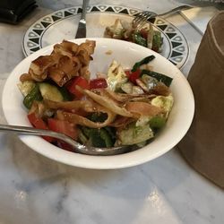 Mazah - Fattoush salad - the bread crispies were yummy!