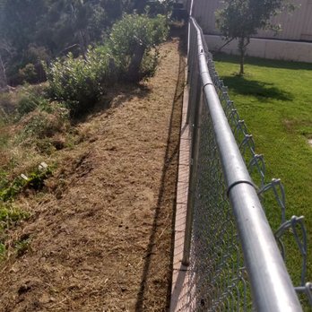 A.G landscape - After. Nice and clear of weeds and brush. - Landscaping Near Me