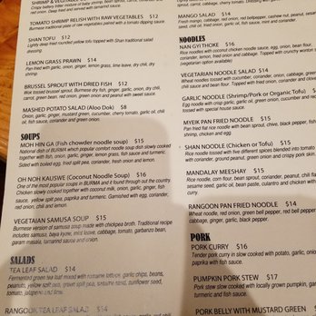 Rangoon Burmese Kitchen - Menu - Burmese Near Me - Honolulu, Hawaii Rangoon Burmese Kitchen - Menu - Burmese Near Me - Honolulu, Hawaii