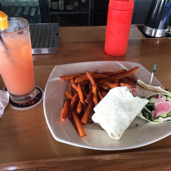 Aqua - Ahi tuna wrap and a river runner - Seafood Near Me - Clinton, Connecticut Aqua - Ahi tuna wrap and a river runner - Seafood Near Me - Clinton, Connecticut