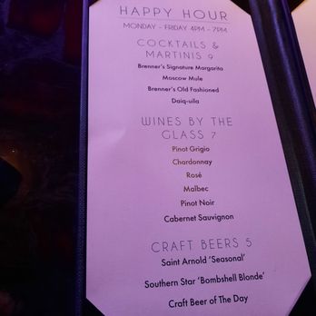 Blue At Brenner's - HH menu 8.19.24 - Lounges Near Me - Houston, Texas Blue At Brenner's - HH menu 8.19.24 - Lounges Near Me - Houston, Texas