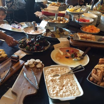 Hugo's - Dessert buffet table at brunch - Mexican Near Me - Houston, Texas