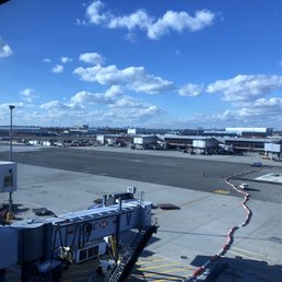 View of NYC from the lounge. View of NYC from the lounge.