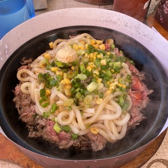 Sizzling Lunch - Beef Udon - Japanese Near Me - San Jose, California