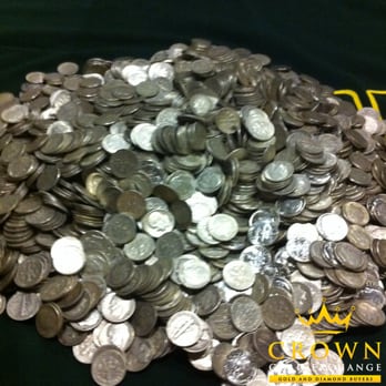 Crown Gold Exchange - Did you know that pre-1964 dimes, quarters and half-dollars are actually made from 90% silver? We'll pay you LOTS more than face value! - Jewelry Near Me - Chino, California