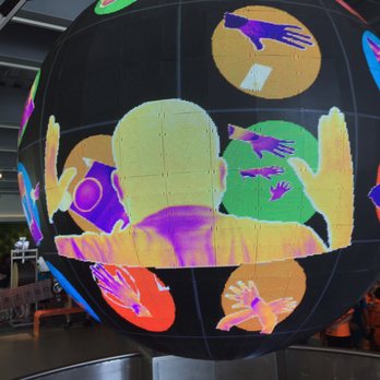 Moxi - Interactive screen in the entrance. - Museums Near Me - Santa Barbara, California