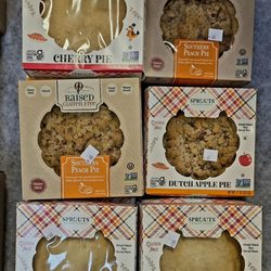 Sprouts Farmers Market - Gluten-free pies (they had some frozen GF desserts and another whole section of GF products)