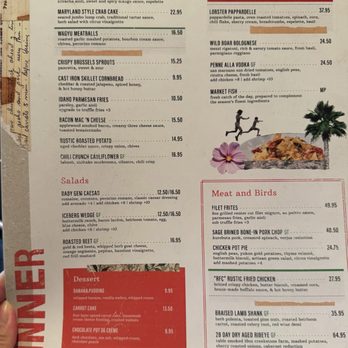 Rustic Root - Food menu - Cocktail Bars Near Me - San Diego, California