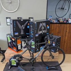 Cal's Cycle - Indoor trainers for sale from top brands like Garmin/Tacx
