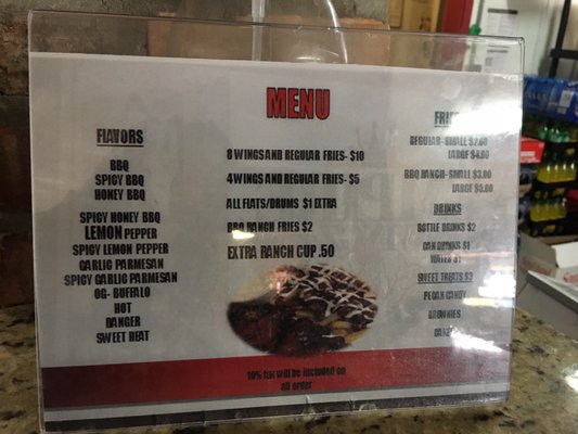 Menu photo 2 Empire Wingz Baton Rouge, LA