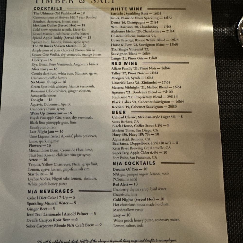Beverage Menu Beverage Menu