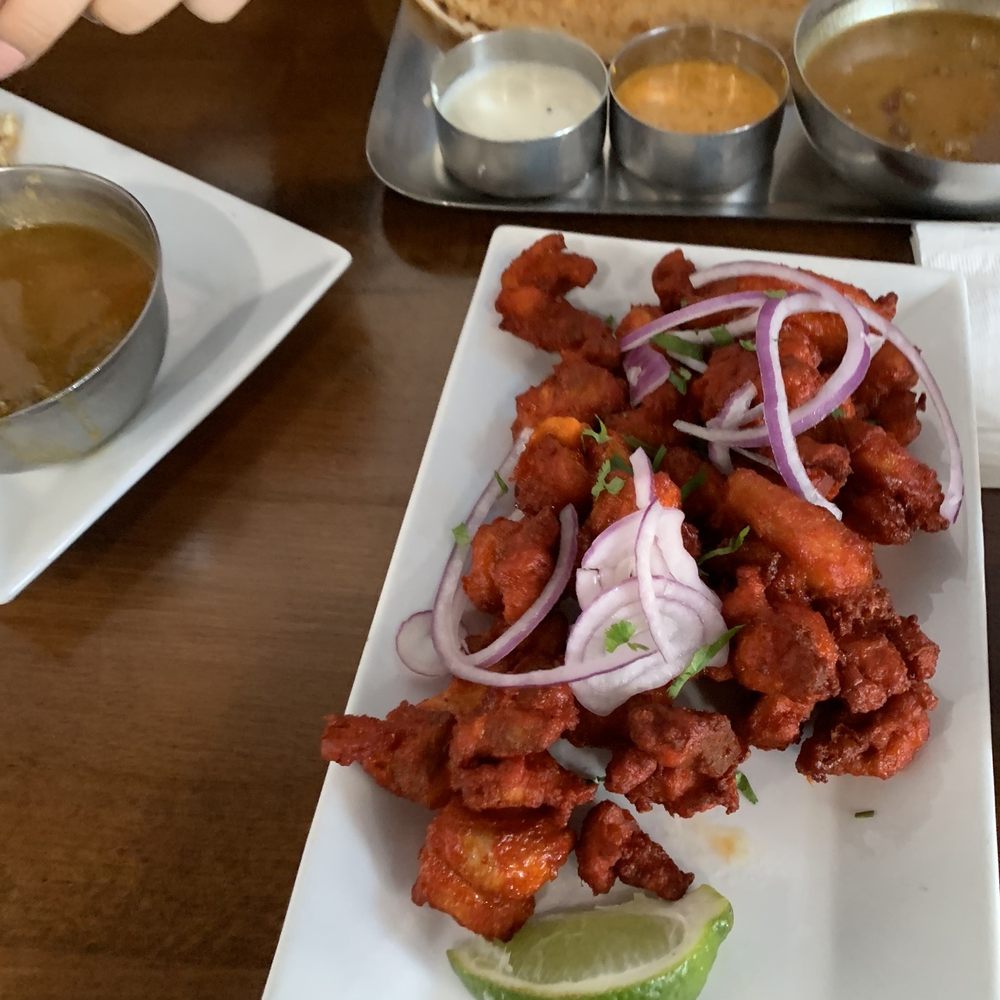 Anjappar Chettinad Indian Restaurant - Chicken 65 - Indian Near Me - Tustin, California
