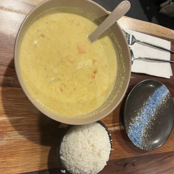 Siam Station - C1. Yellow Curry with Rice - Thai Near Me - Cupertino, California