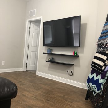 Off The Wall Services - Mounted TV, floating shelves, and best of all no crazy wires. - Handyman Near Me
