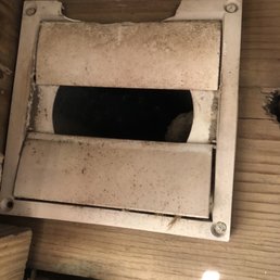 Open door policy for the mice. Picture taken under deck at eye level while staring.